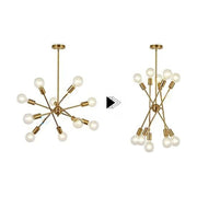 Modern Sputnik Chandelier Lighting with Adjustable Arms