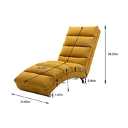 Linen Chaise Lounge Modern Message Chair