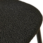 Set of Black Rattan Dining Chairs