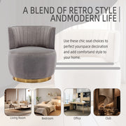 360 Degree Swivel Cuddle Barrel Accent Sofa Chairs