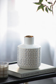 Modern Geometric Decorative Accent Vase