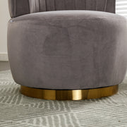 360 Degree Swivel Cuddle Barrel Accent Sofa Chairs