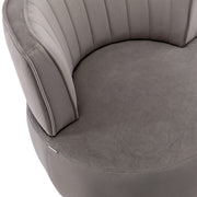 360 Degree Swivel Cuddle Barrel Accent Sofa Chairs