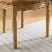 Set of 2 French Style Solid Wood Antique Dining Chairs