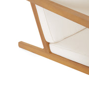 3 Pieces Acacia Wood Outdoor Minimalist set