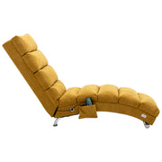 Linen Chaise Lounge Modern Message Chair