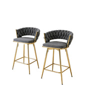 Two-Piece Rotating Swivel Barstools