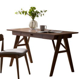 Modern Wood Desk with Drawers