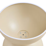 Set of 2 Milk White Coffee Table and End Table With Storage.