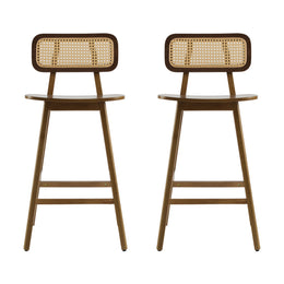 Bari Indoor Wood Barstool Set