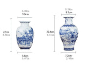 Classic Antique Chinese Blue and White Ceramic Vase