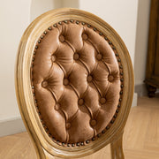 Set of 2 French Style Solid Wood Antique Dining Chairs