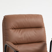 Mid Back PU Leather Home Office Chair