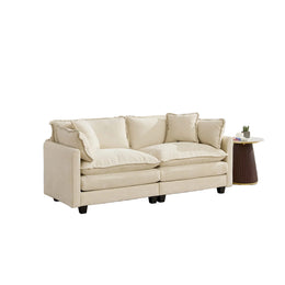 Cloud Sofa LoveSeat (Ottoman is not included) Modern Sectional Couch