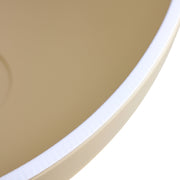 Set of 2 Milk White Coffee Table and End Table With Storage.