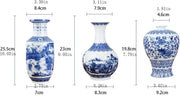 Classic Antique Chinese Blue and White Ceramic Vase