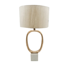 Sculptural Oval Accent Lamp