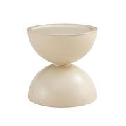 Set of 2 Milk White Coffee Table and End Table With Storage.