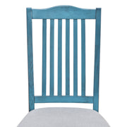 Mid-Century 6-Piece Wood Dining Table Set