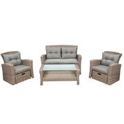 Set Of 4 Piece Outdoor Patio Furniture