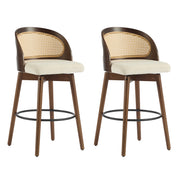 Set of 2 Como Indoor Wood Barstool