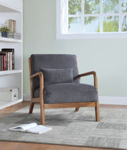 Wooden Lounge Chair Gray