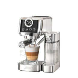 3 in 1 Semi Automatic Espresso Cappuccino Latte Coffee Machine Automatic Milk Froth Ground Coffee