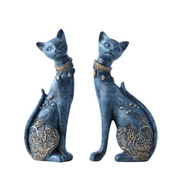 Figurine Decorative Resin Cat statue