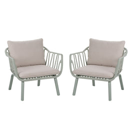 Set of 2 Outdoor Patio Club Chair