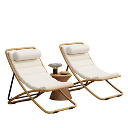 2-Pieces Outdoor Folding Chair