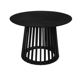 Modern Round Dining Table with Grille Molding