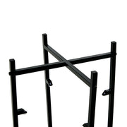 2-Piece Set Clear Tempered Glass Side Table.