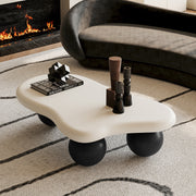 Modern Black & White Cloud Coffee Table