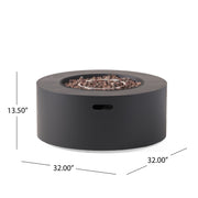 Round Iron Fire Pit