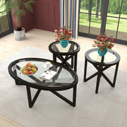 Modern Simple Tempered glass Side Table