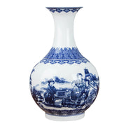 Classic Antique Chinese Blue and White Ceramic Vase