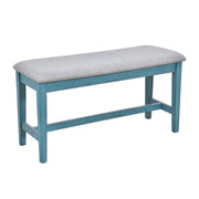 Mid-Century 6-Piece Wood Dining Table Set