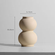 Modern Minimalist Ceramic Vase Flower Ornaments