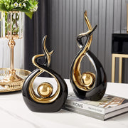 Abstract Sculpture Ceramic Statue Home Décor Figurines