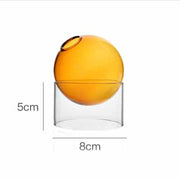 Nordic Colored Bubble Glass Vase