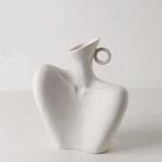 Ceramic Simple White Vase Nordic Home Decoration