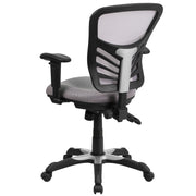 Mid-Back Mesh Swivel Office Chair with Adjustable Arms