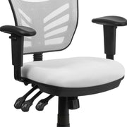 Mid-Back Mesh Swivel Office Chair with Adjustable Arms
