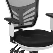 Mid-Back Mesh Swivel Office Chair with Adjustable Arms