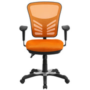 Mid-Back Mesh Swivel Office Chair with Adjustable Arms