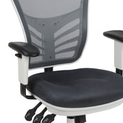 Mid-Back Mesh Swivel Office Chair with Adjustable Arms