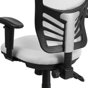 Mid-Back Mesh Swivel Office Chair with Adjustable Arms