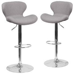 Set of Modern Adjustable Barstool