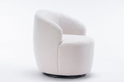 Fabric Swivel Armchair 
