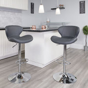 Set of Modern Adjustable Barstool